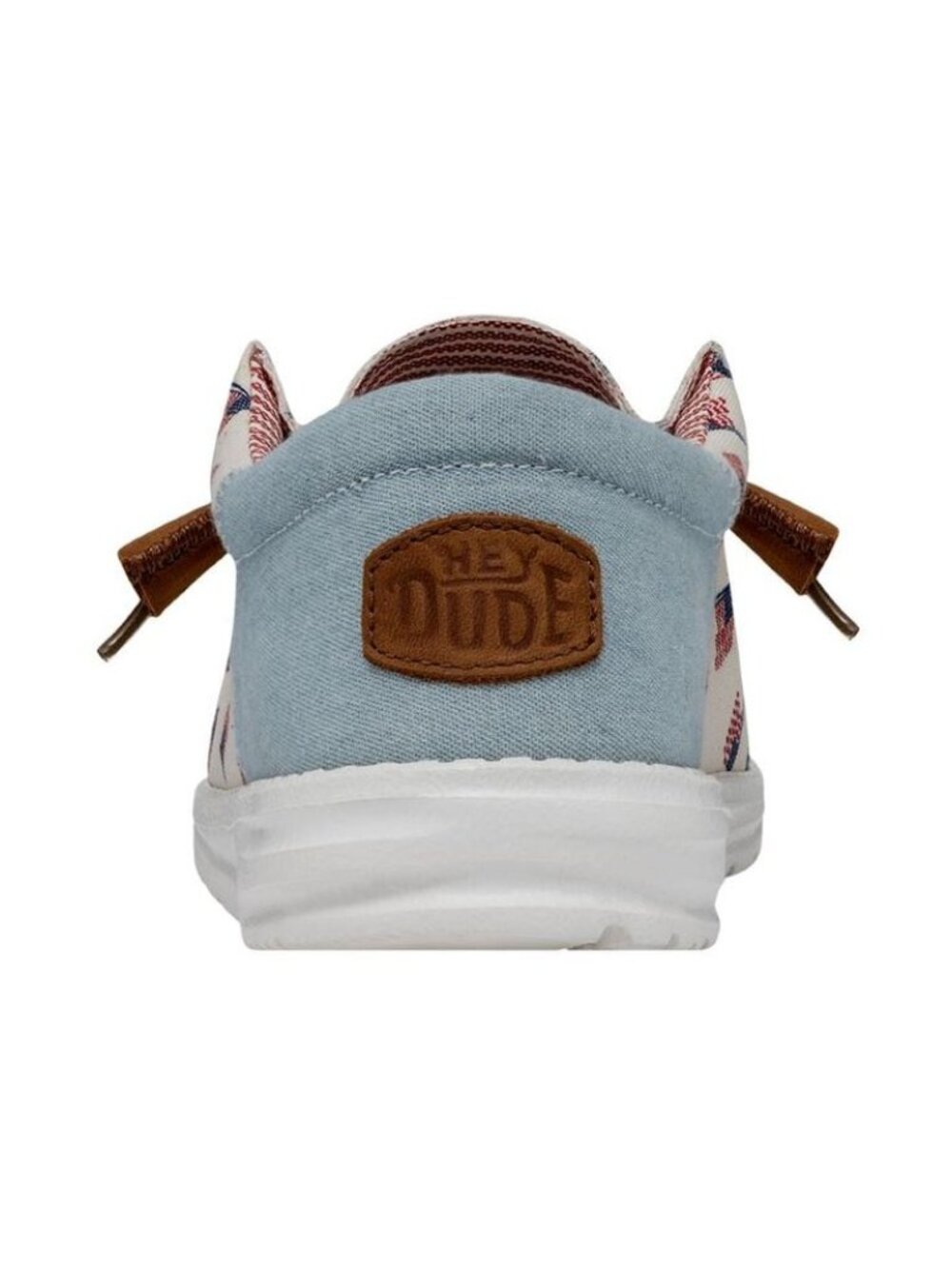 Hey Dude Men's Wally Patriotic Americana US flag Denim Slip on Sneaker 13 US New - Picture 7 of 9